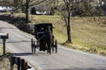 Amish buggy in Ohioâs Amish Country Royalty Free Stock Photo